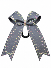 Stone Grey College Bow