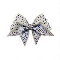 Small White Bow with Color Stones