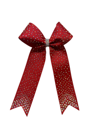 Red College Style Bow