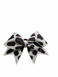 Cow Print Bow